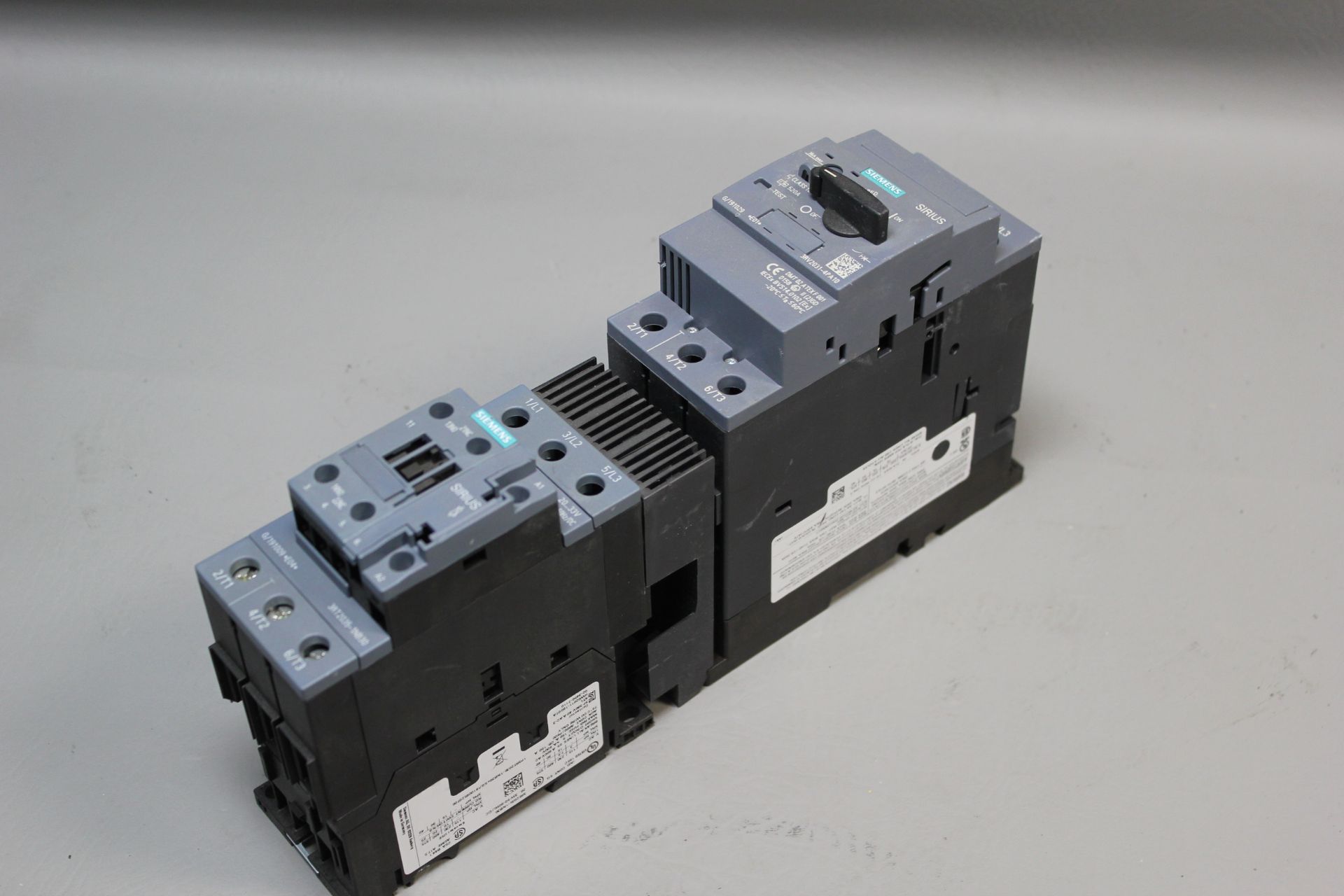 SIEMENS NON-REVERSING STARTER POWER CONTACTOR COMBO UNIT