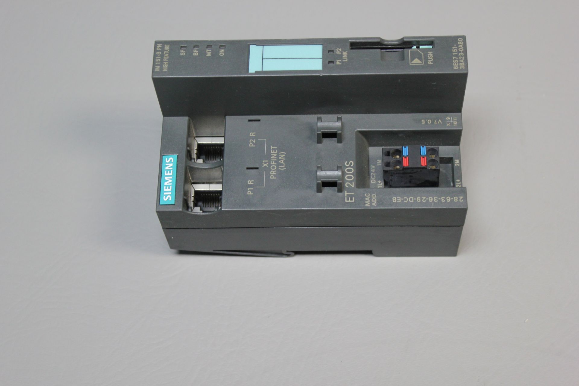 SIEMENS ET 200S PLC MODULE - Image 2 of 3