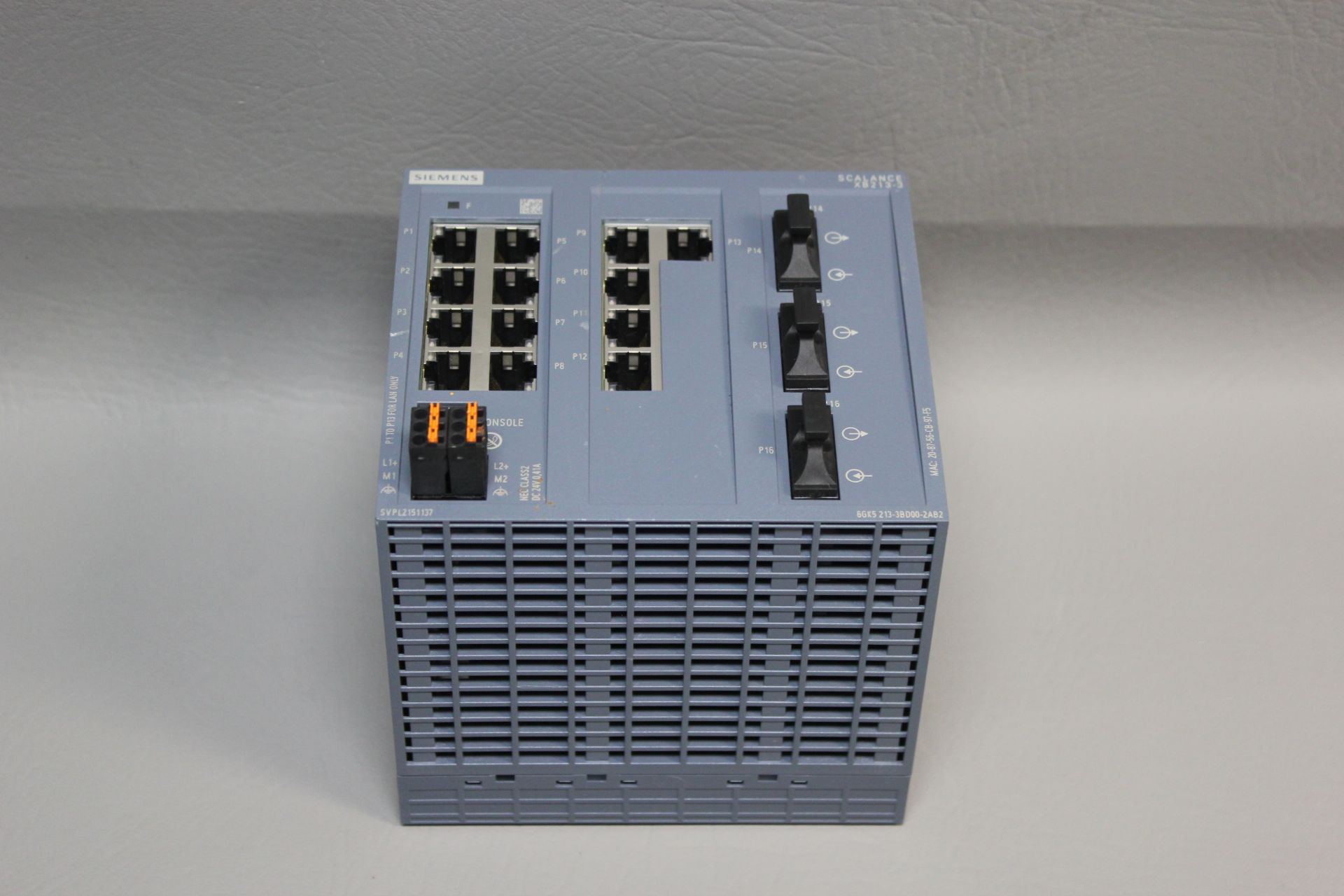 SIEMENS SCALANCE XB213-3 INDUSTRIAL ETHERNET SWITCH