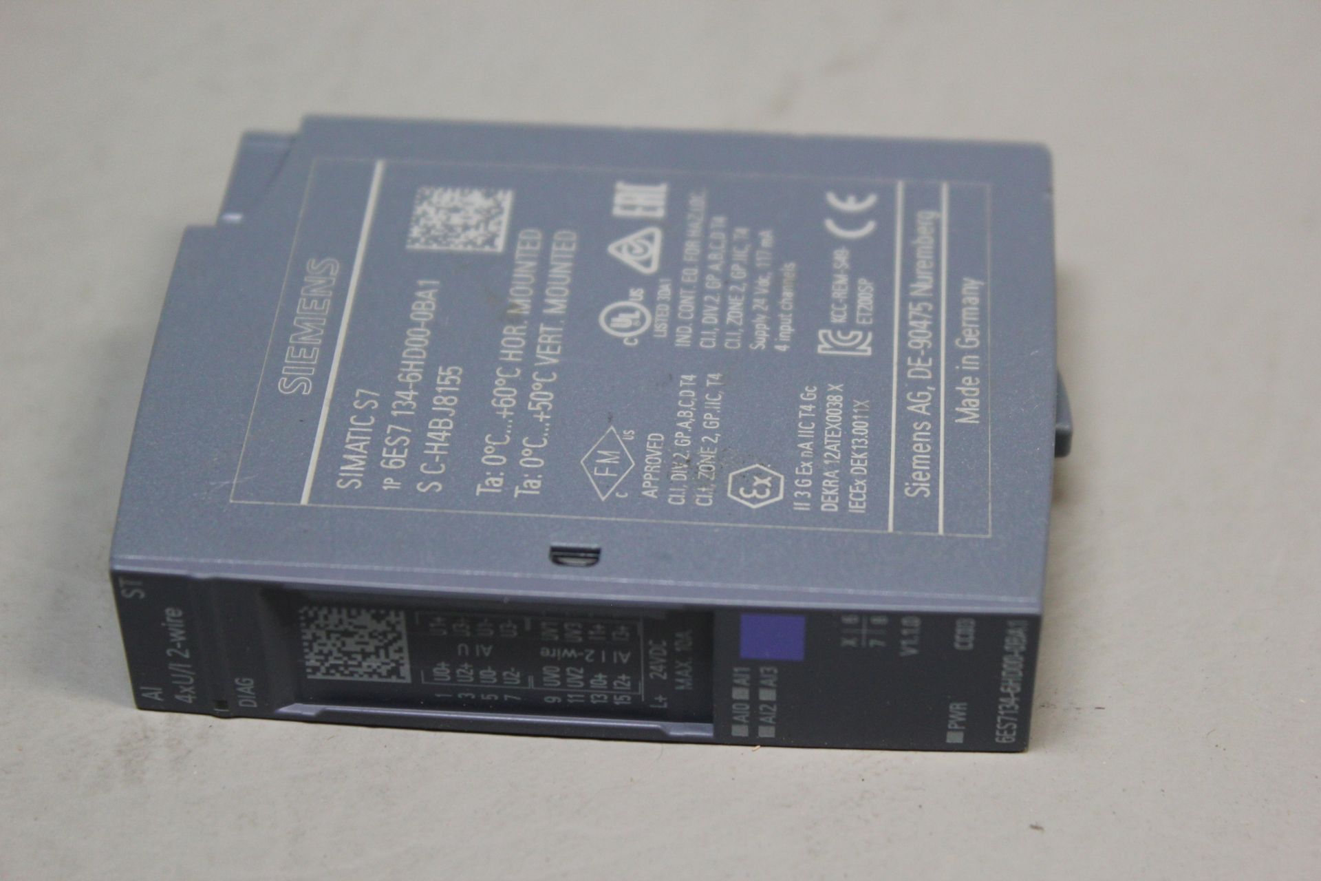 SIEMENS SIMATIC ANALOG INPUT MODULE