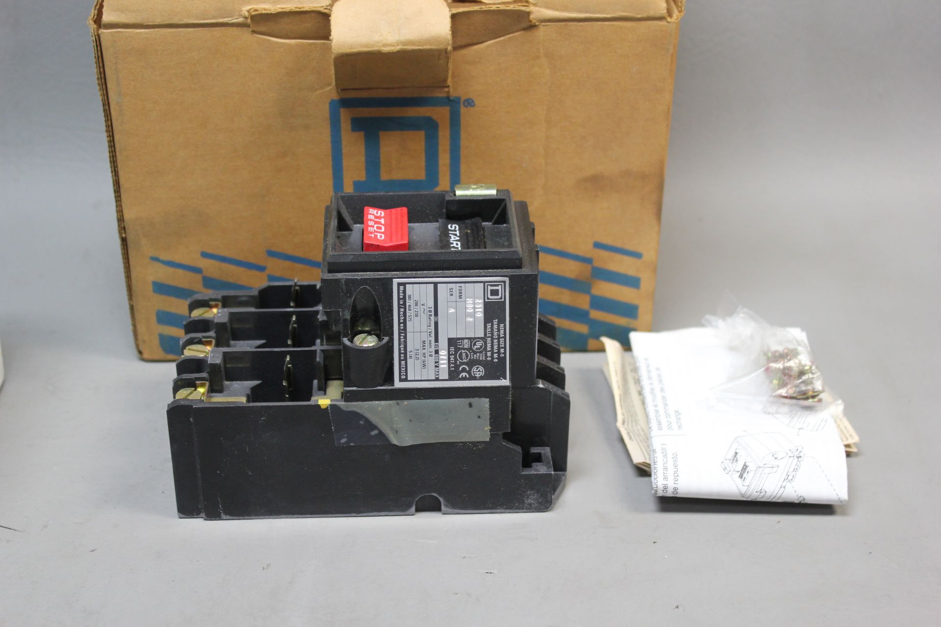 NEW SQUARE D AC MANUAL MOTOR STARTER - Image 3 of 4