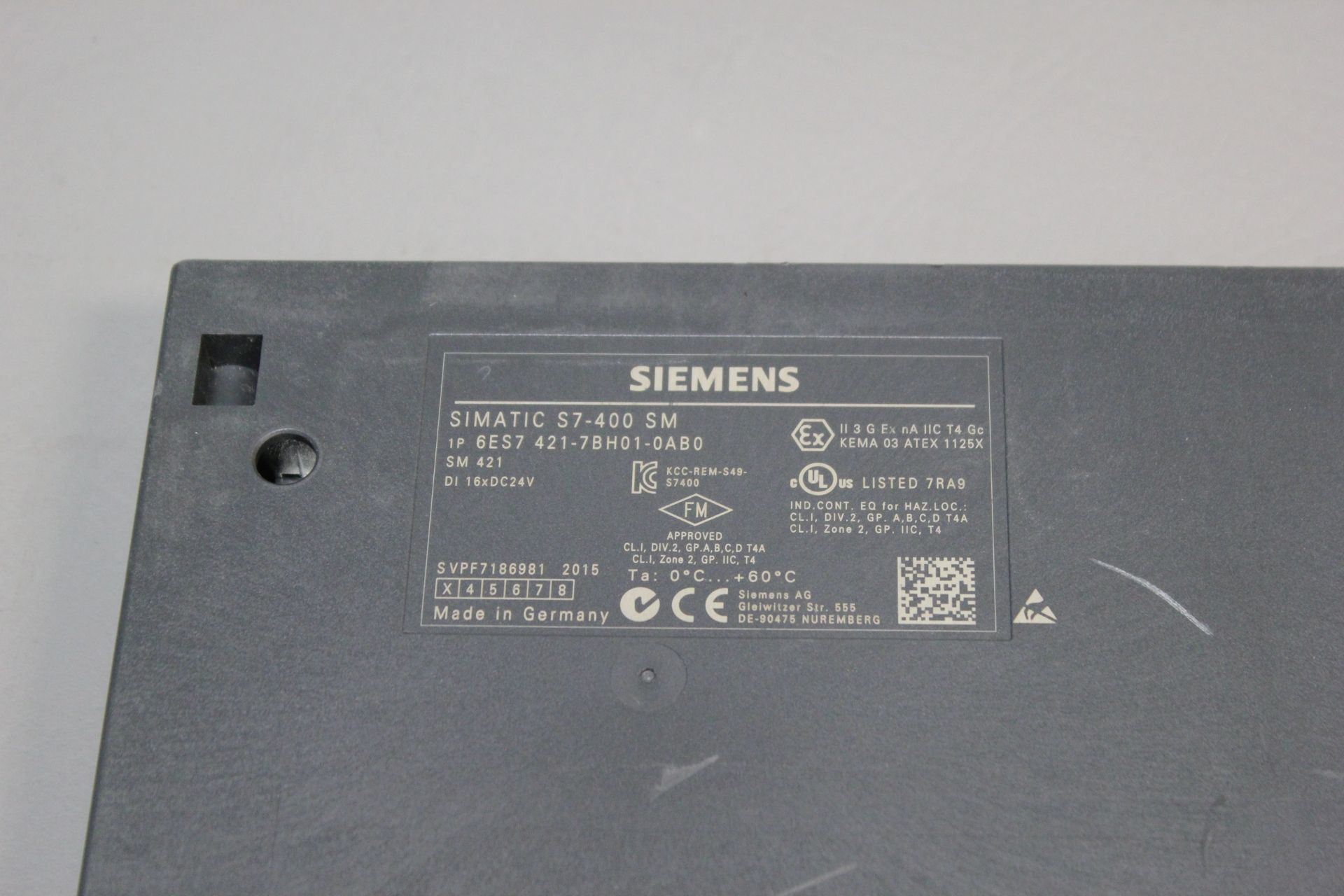 SIEMENS SIMATIC S7-400 SM PLC MODULE - Image 3 of 3