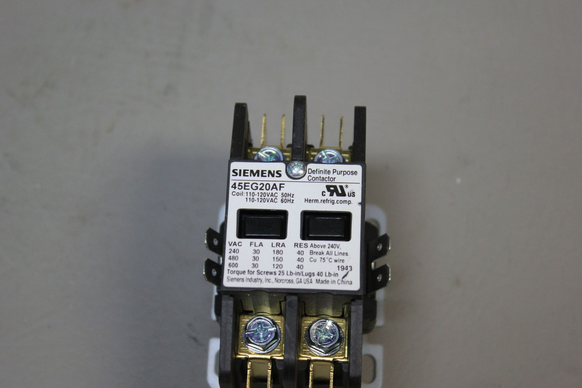 UNUSED SIEMENS DIFINITE PURPOSE CONTACTOR - Image 3 of 3