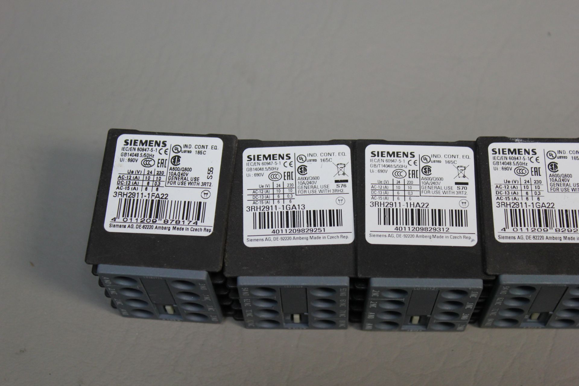 LOT OF SIEMENS AUXILIARY SWITCH BLOCKS - Image 2 of 7