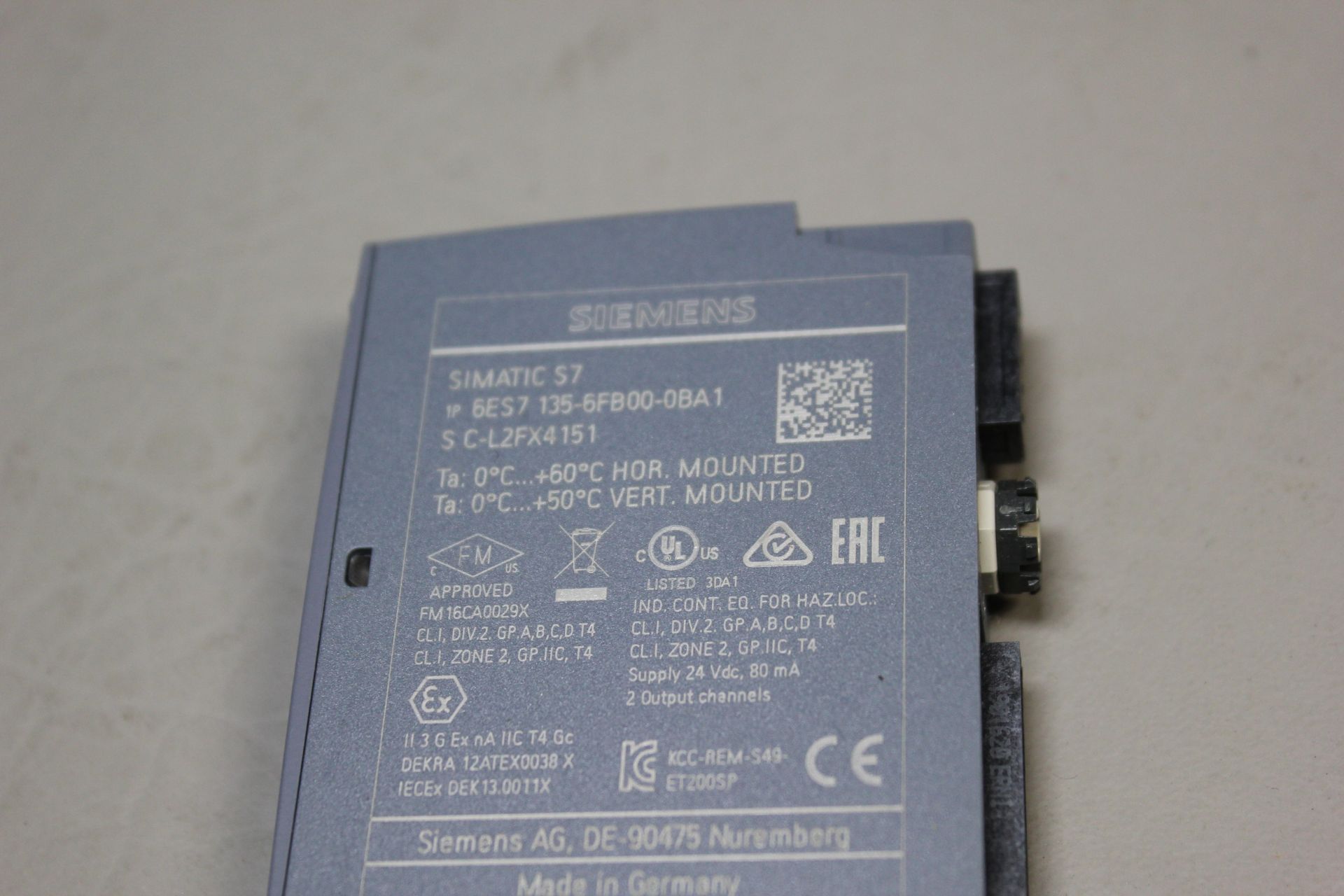 SIEMENS SIMATIC ANALOG OUTPUT MODULE - Image 3 of 3