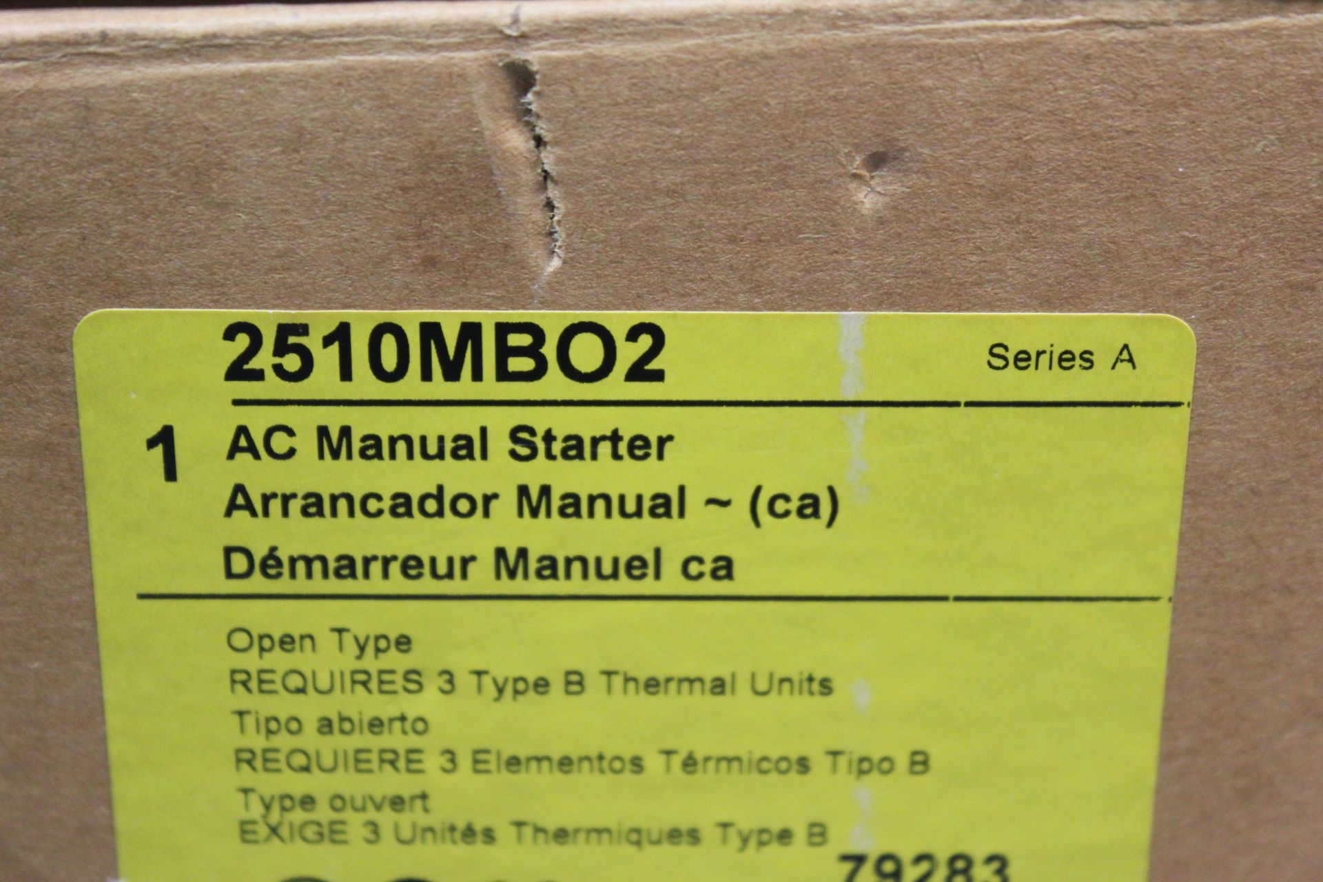 NEW SQUARE D AC MANUAL MOTOR STARTER - Image 2 of 4