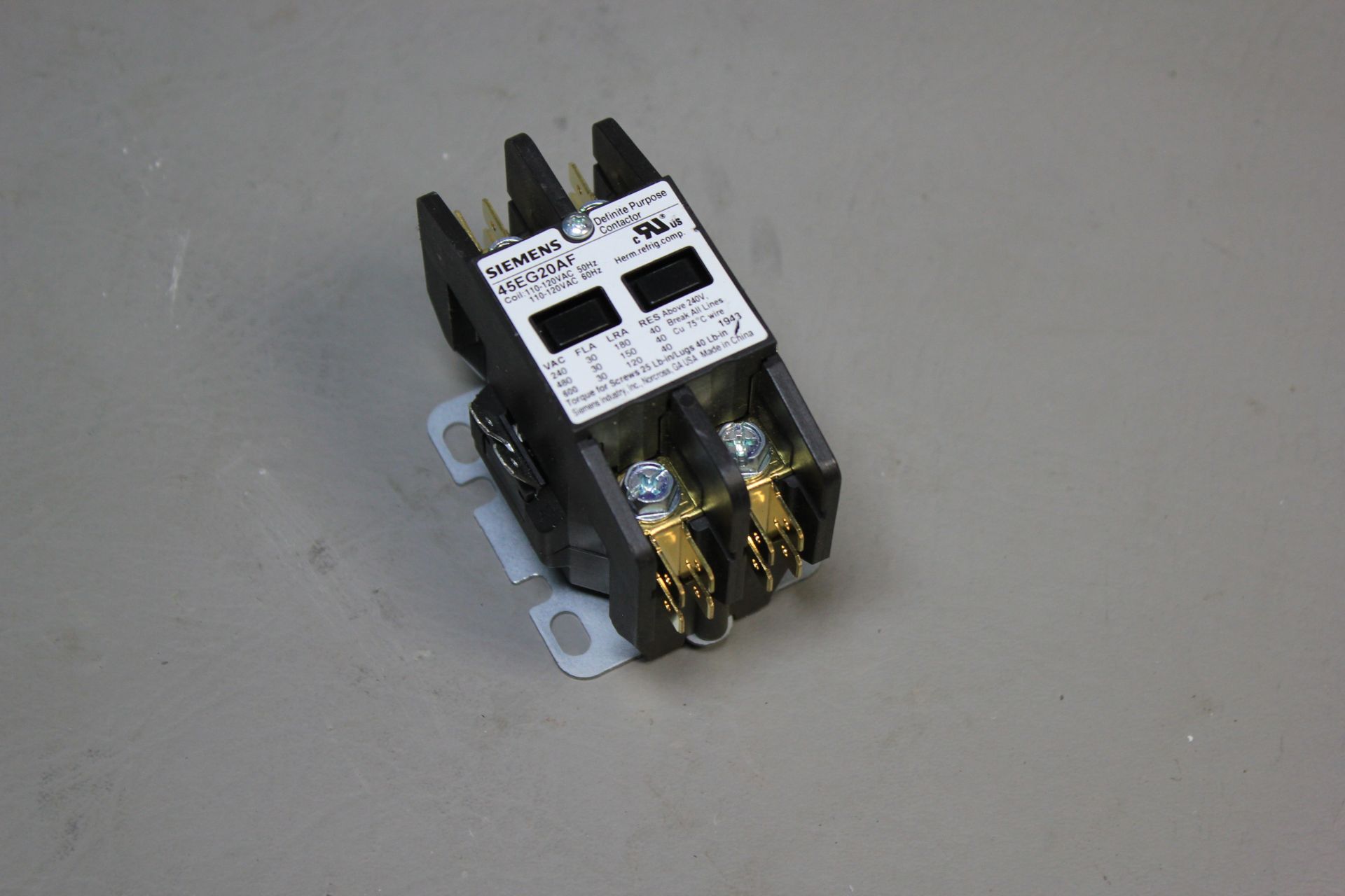 UNUSED SIEMENS DIFINITE PURPOSE CONTACTOR