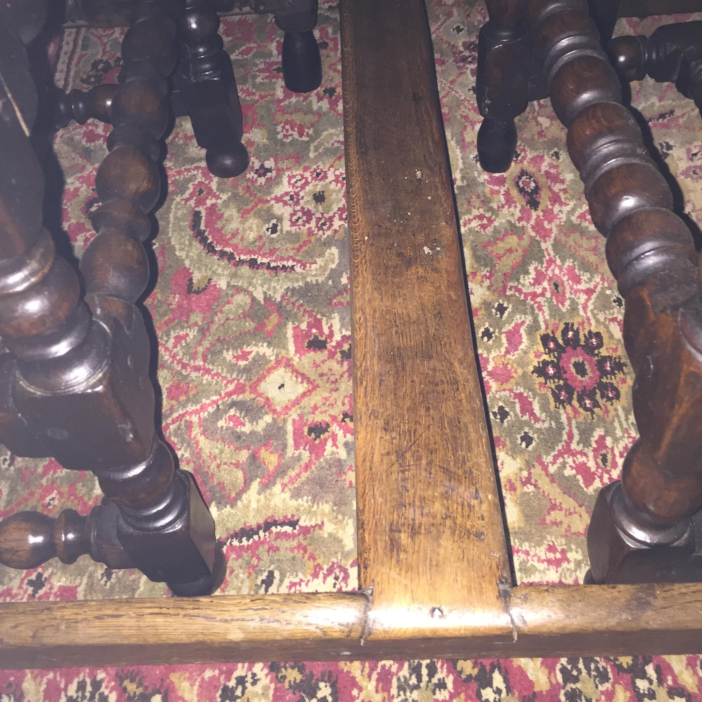 A George III oak and pine farmhouse table - Image 2 of 9