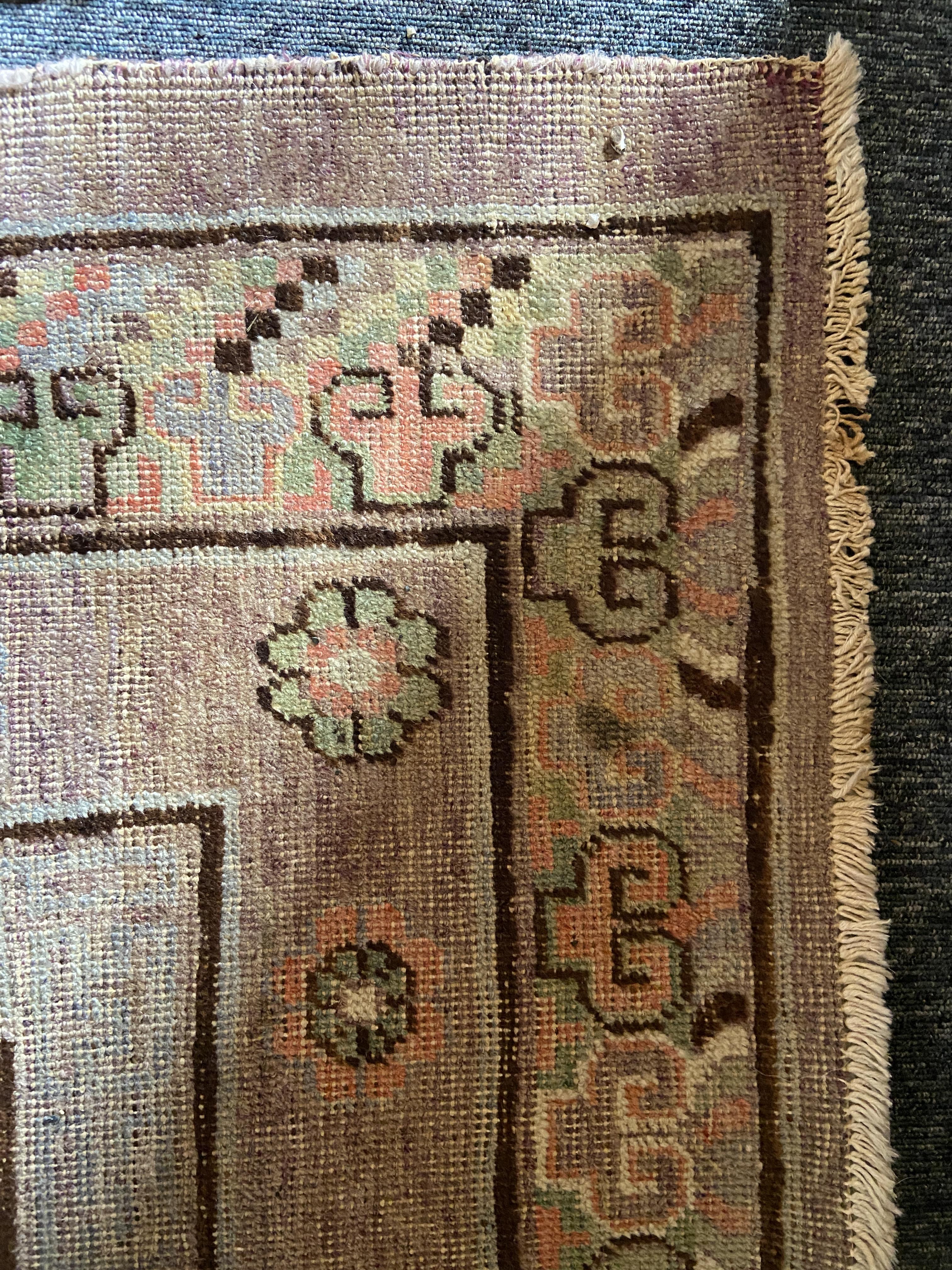 A Chinese Khotan carpet, circa 1920 - Image 2 of 25
