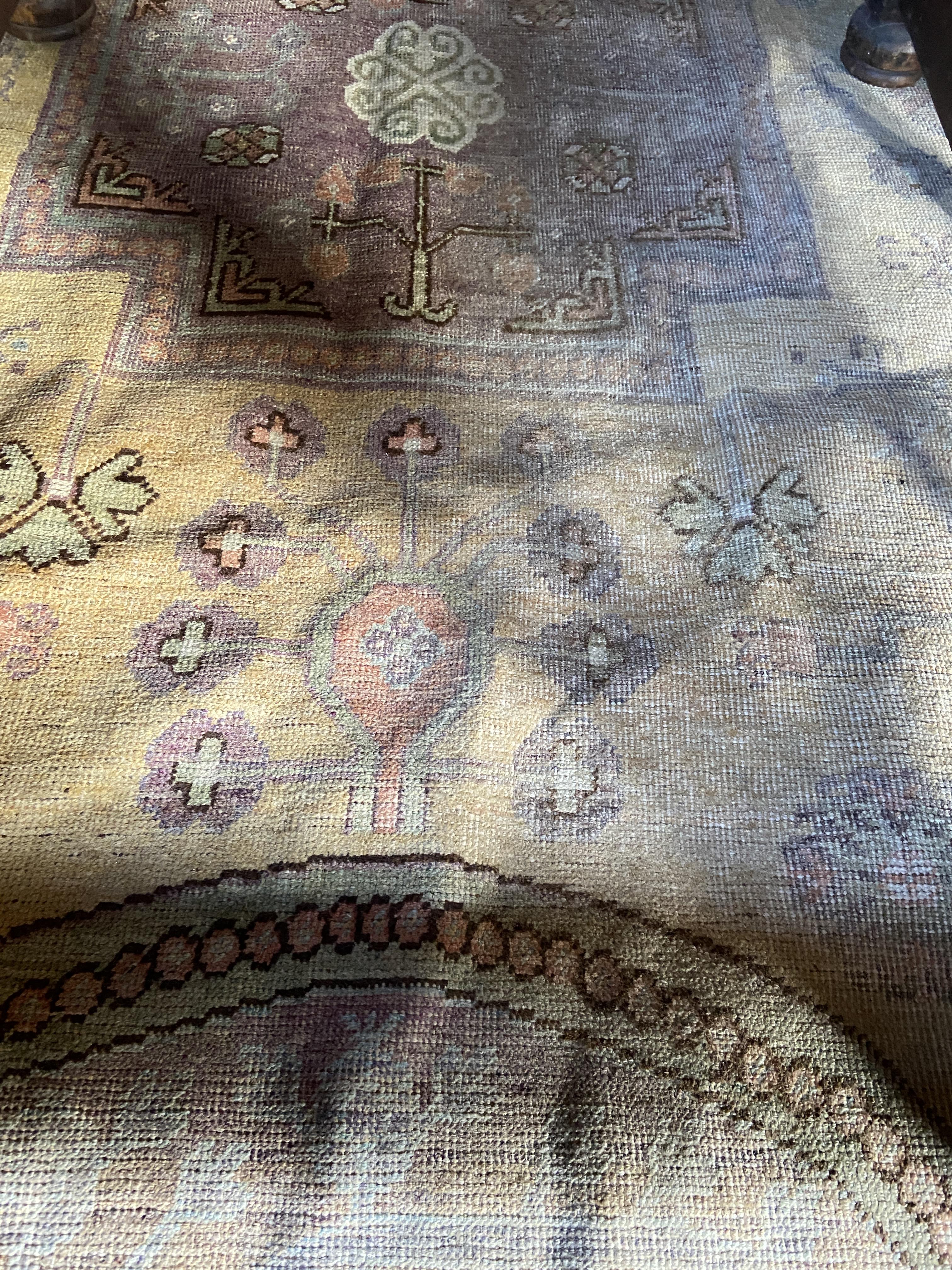 A Chinese Khotan carpet, circa 1920 - Image 4 of 25