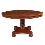 A Regency mahogany centre table