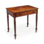 A Regency mahogany chamber table by Gillows of Lancaster