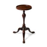 A George III mahogany tripod kettle stand