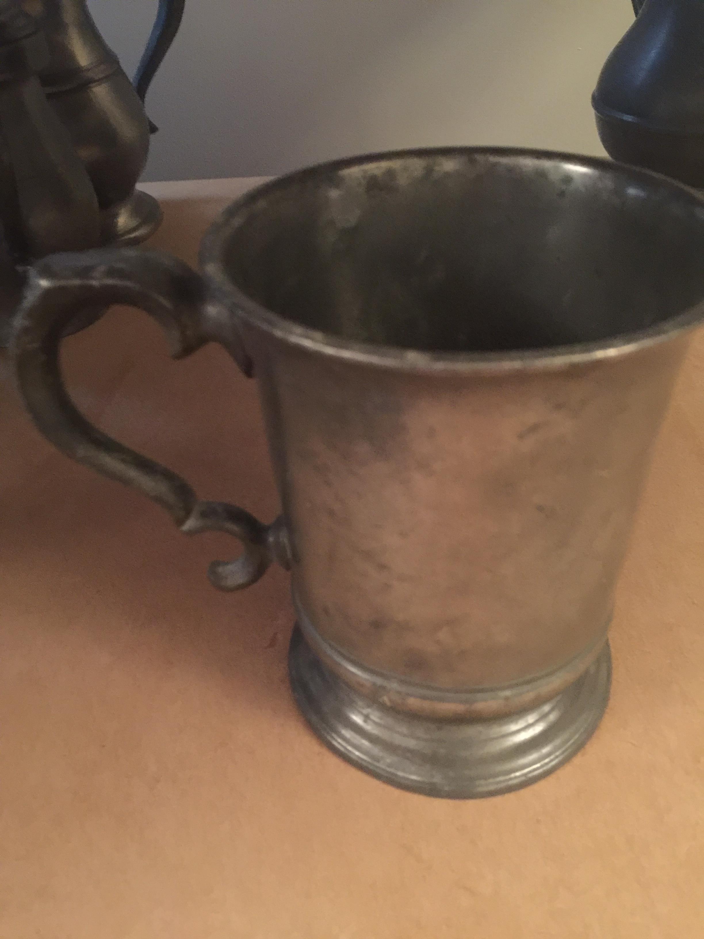 A group of 19th century pewter items - Image 24 of 44