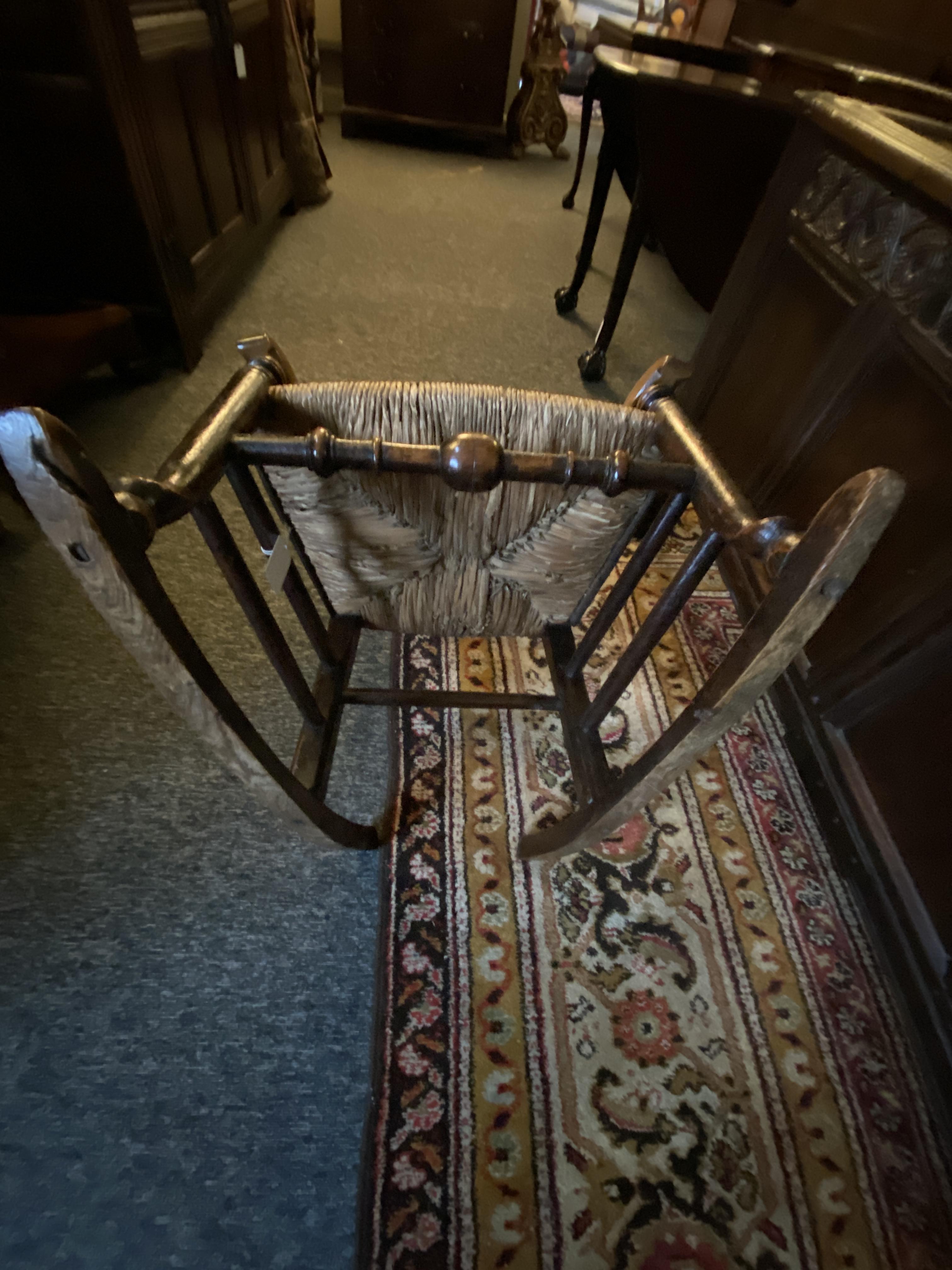 A Charles II carved oak and parquetry open armchair, Leeds, Yorkshire - Image 3 of 14