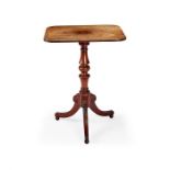 A Regency mahogany tripod table attributed to Gillows