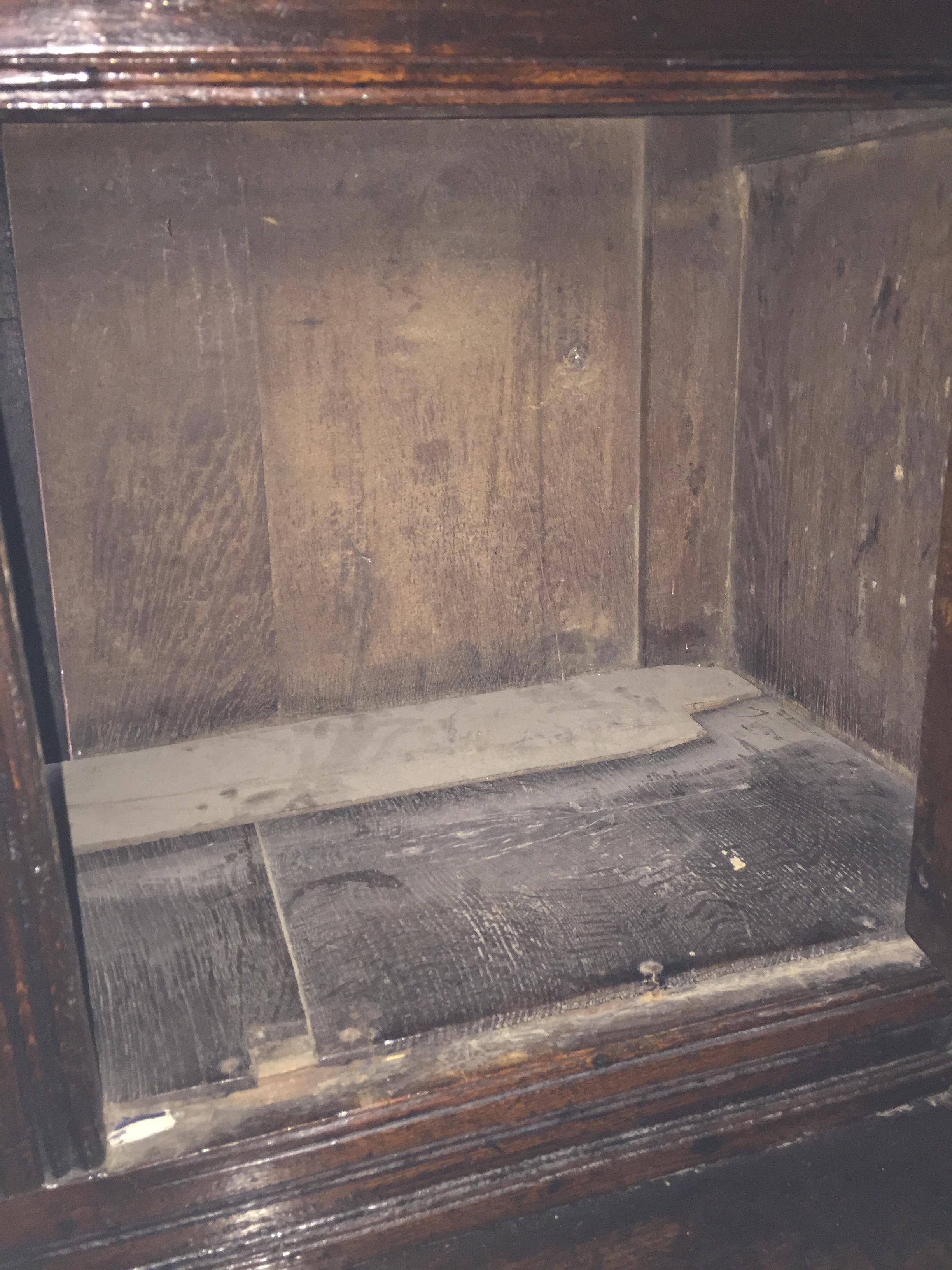 A Charles I carved oak press cupboard - Image 3 of 12