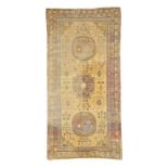 A Chinese Khotan carpet, circa 1920