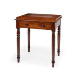 A George IV mahogany side table