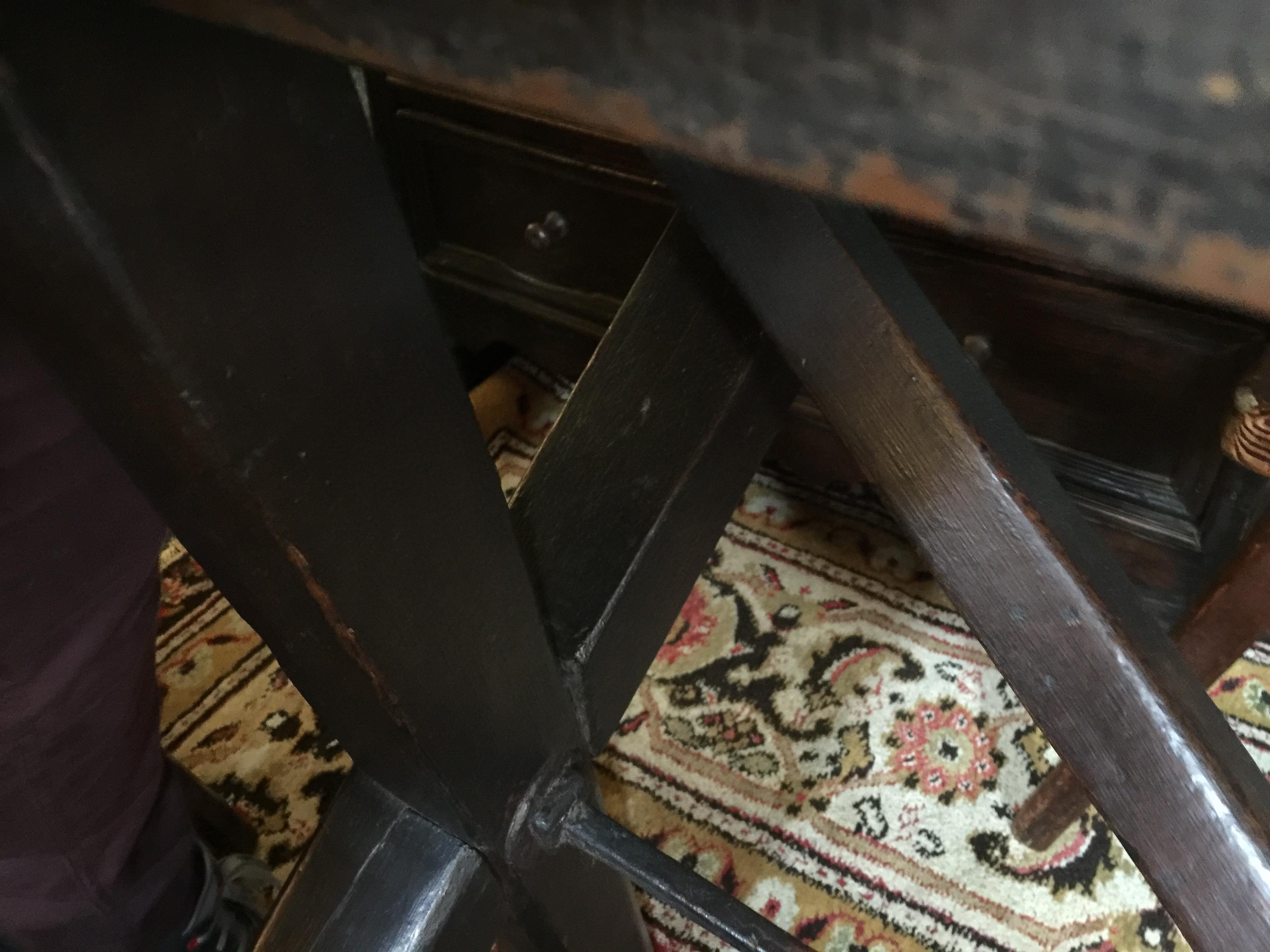 A cherry and pine tavern table, English, 19th century - Image 10 of 10