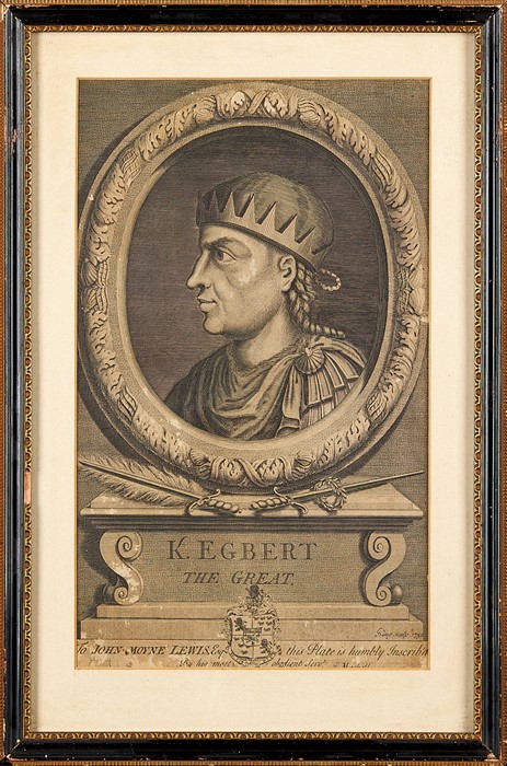 A set of ten framed engravings depicting Kings, early 20th century - Image 6 of 10