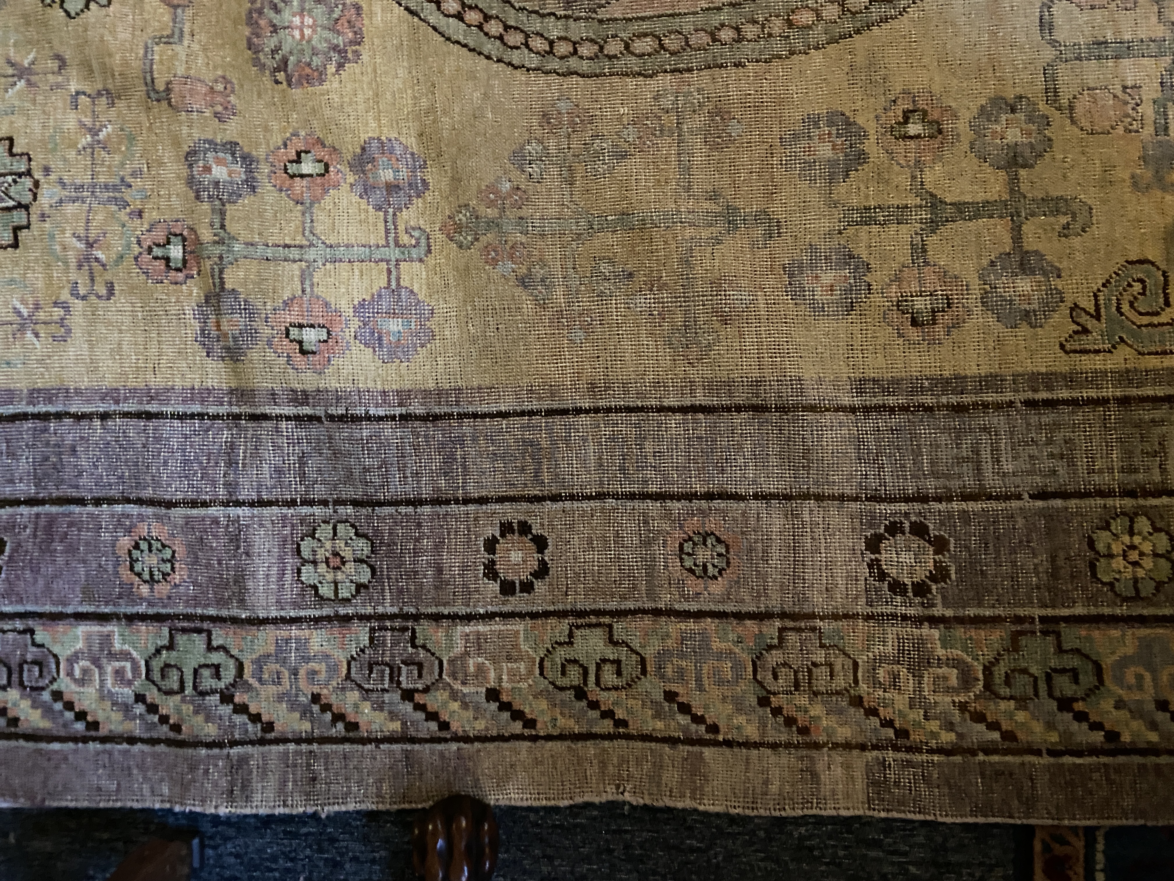 A Chinese Khotan carpet, circa 1920 - Image 15 of 25