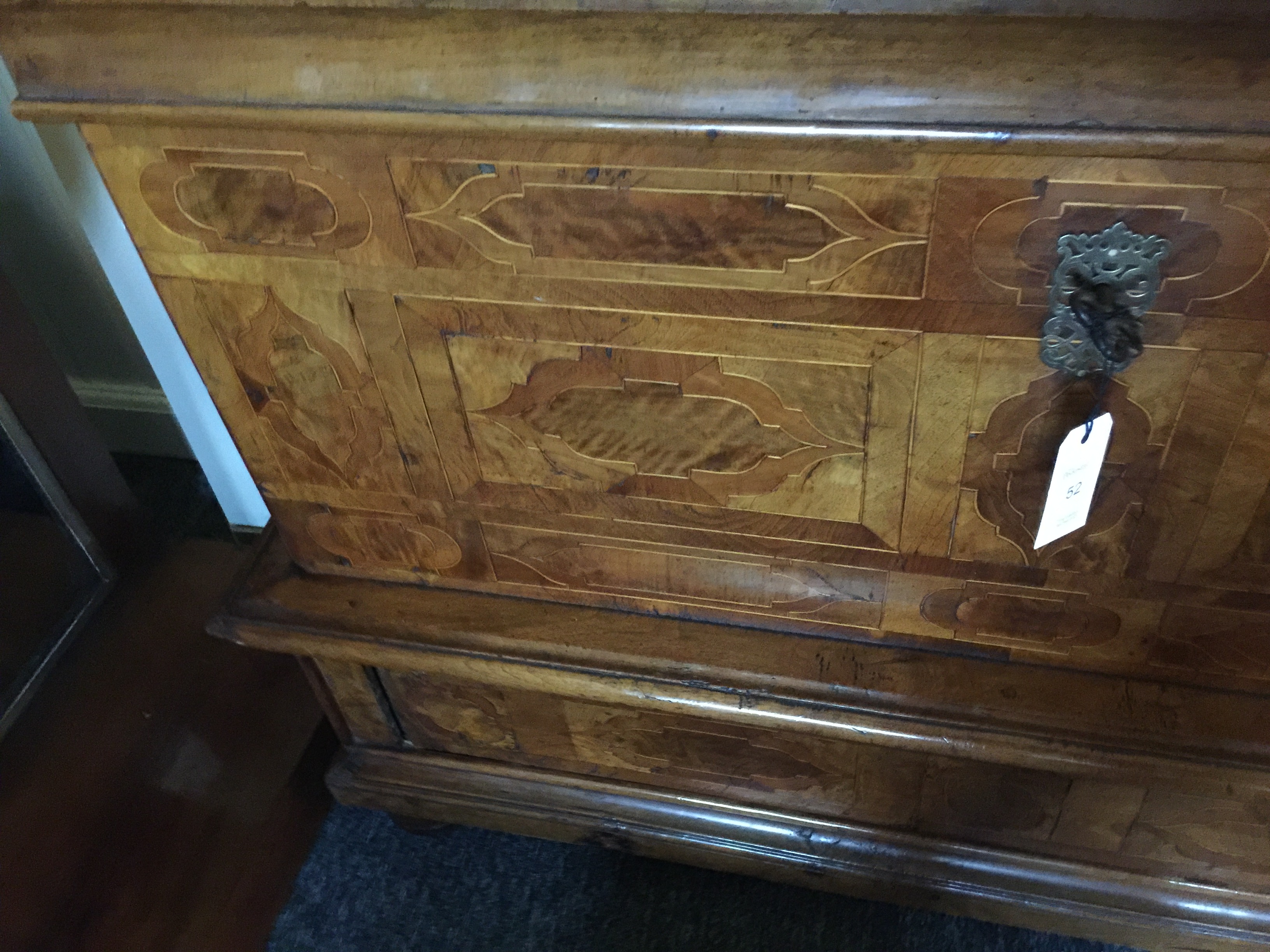 A South German walnut chest, mid 18th century - Image 14 of 14