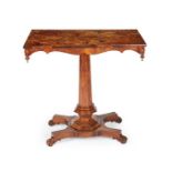 A William IV Scottish yew wood occasional table