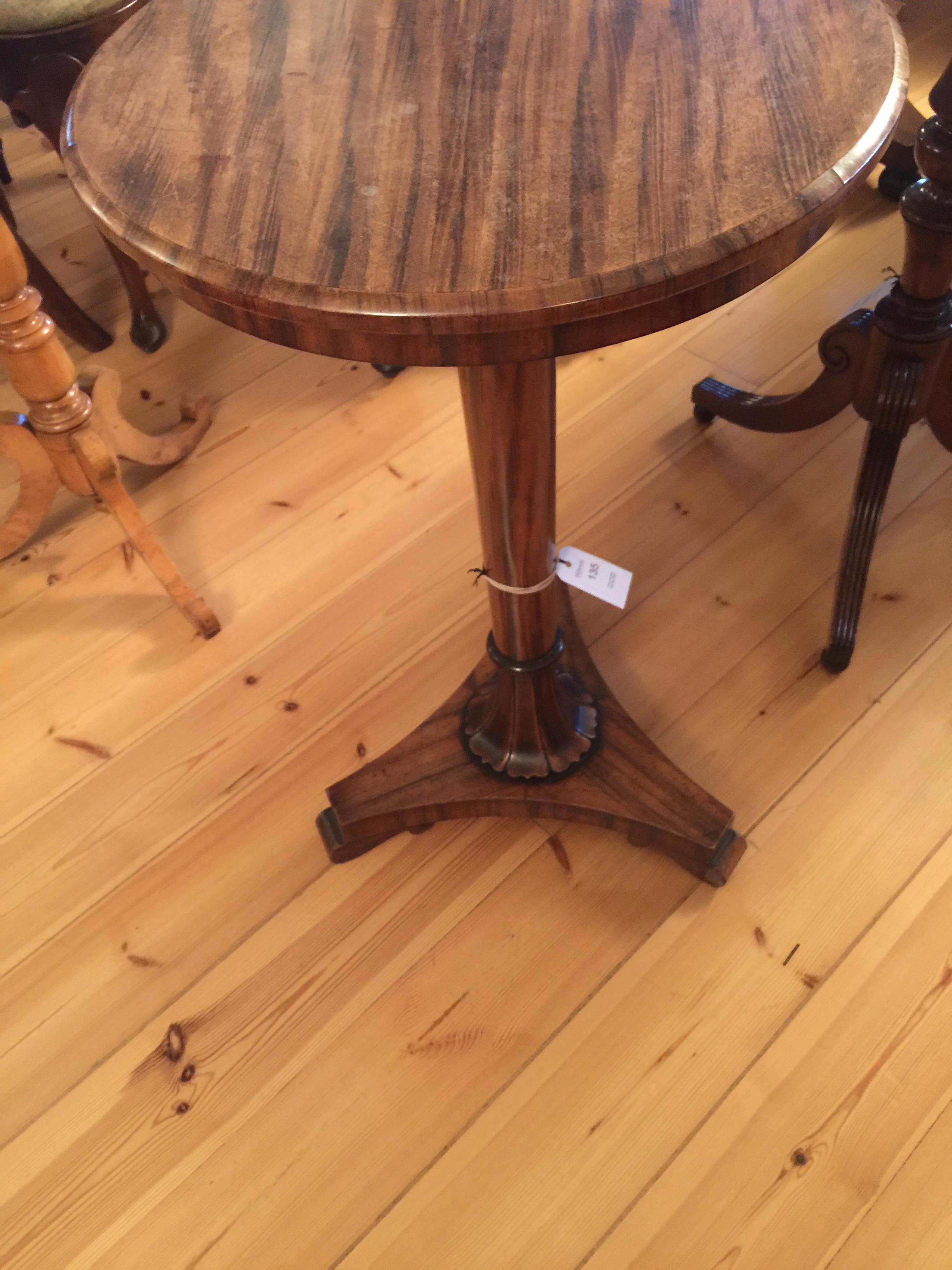 A Regency goncalo alves occasional table - Image 4 of 10
