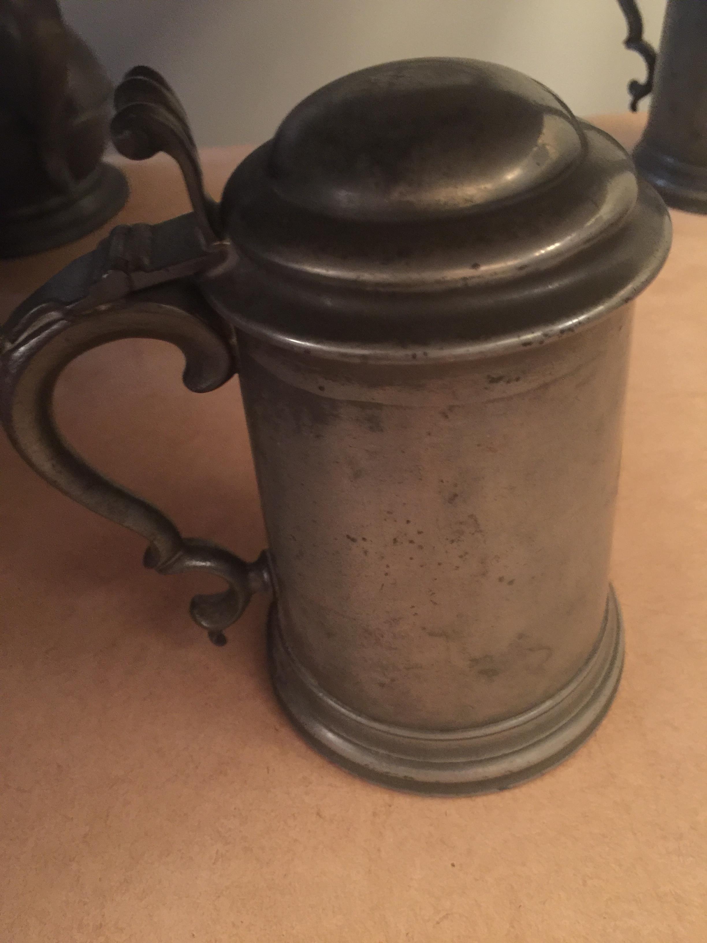 A group of 19th century pewter items - Image 38 of 44