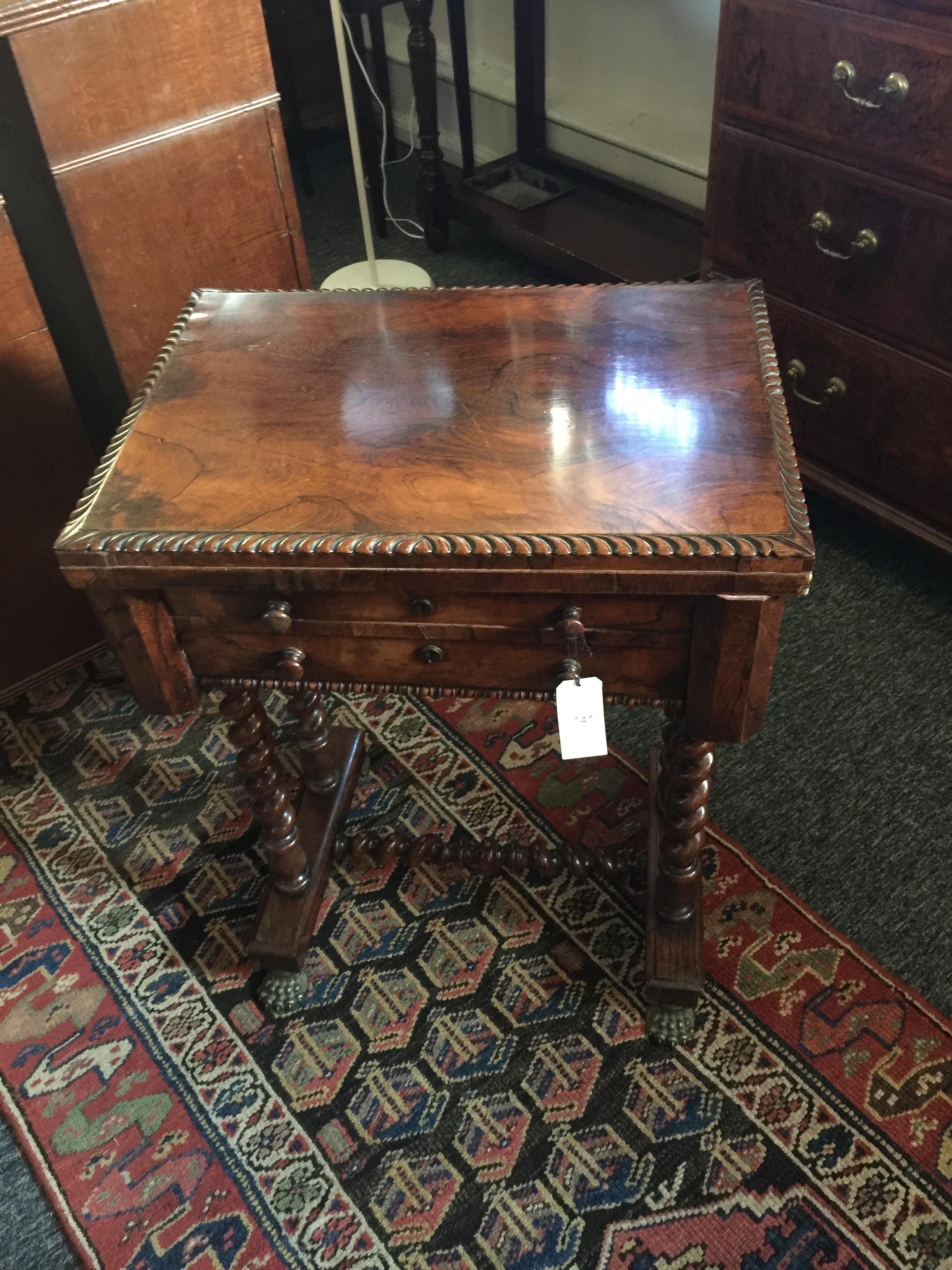 A Regency rosewood games table - Image 12 of 13