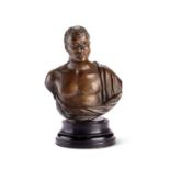 George Garrard RA (1760-1826): a small bronze bust of a gentleman