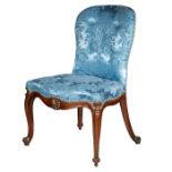 A George III carved mahogany side chair attributed to Thomas Chippendale