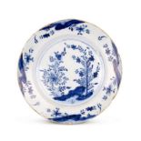 An 18th century English delft dish