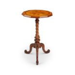 A 19th century New Zealand specimen wood parquetry dodecagonal table possibly by Winks and Hall