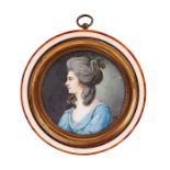 A group of ten early 20th century Continental decorative portrait miniatures
