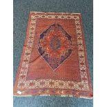 An Afshar rug, South West Persia. circa 1900