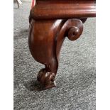A pair of George IV mahogany boldly carved side chairs by Gillows