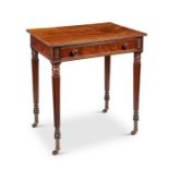 A George IV mahogany chamber table attributed to Gillows