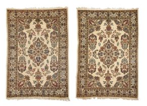 A pair of Tabriz carpets, North West Persia, 2nd quarter of 20th century