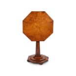 A William IV pollard oak octagonal occasional table