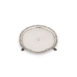 A small George III silver salver by Robert Jones (1) and John Scofield, London, 1775