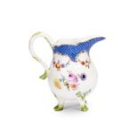 A small Meissen milk jug, circa 1760