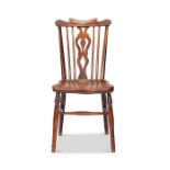 A George III walnut, ash and elm Windsor chair, Thames Valley