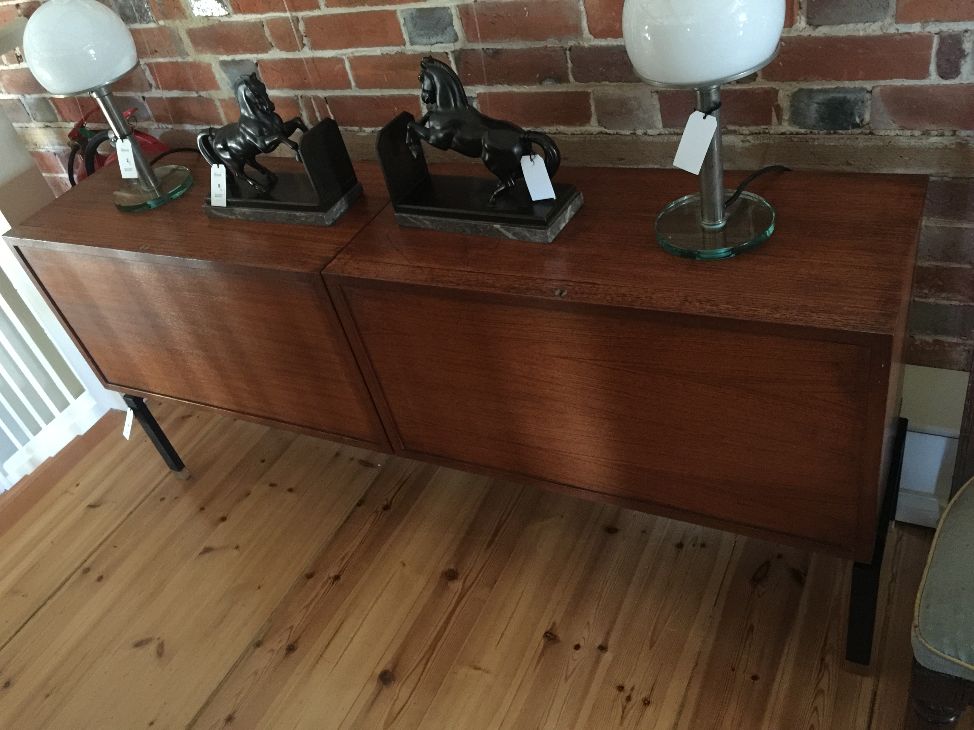 A mid 20th century French teak sideboard attributed to Alain Richard - Image 2 of 12