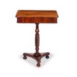 A Regency rosewood occasional table