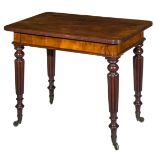 A Regency mahogany centre table