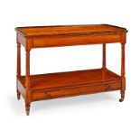 A Regency satinwood two-tier buffet