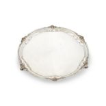 A silver salver by Mappin and Webb, Sheffield 1935