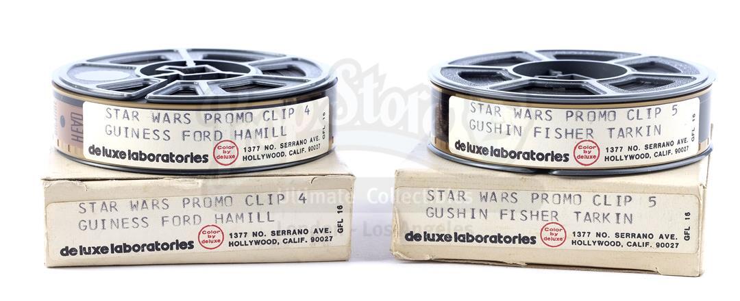 Lot # 1157: STAR WARS - EP IV - A NEW HOPE - Pair of 16mm TV Promo Reels